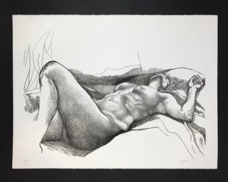 Litografia Guttuso - Senza titolo