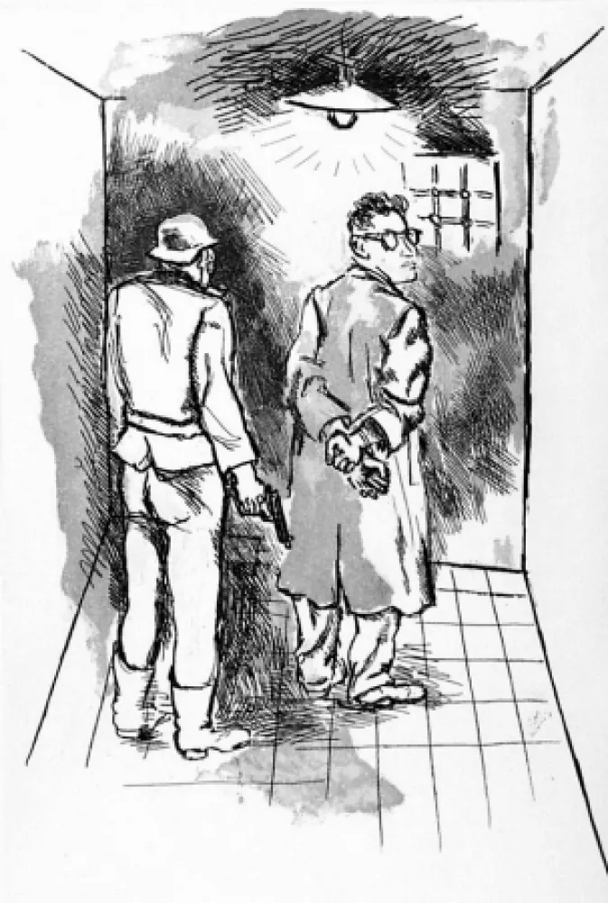 Água-Forte E Água-Tinta Guttuso - Testa o croce di colpo arriva la morte