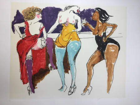 Água-Forte E Água-Tinta Guttuso - Untitled 