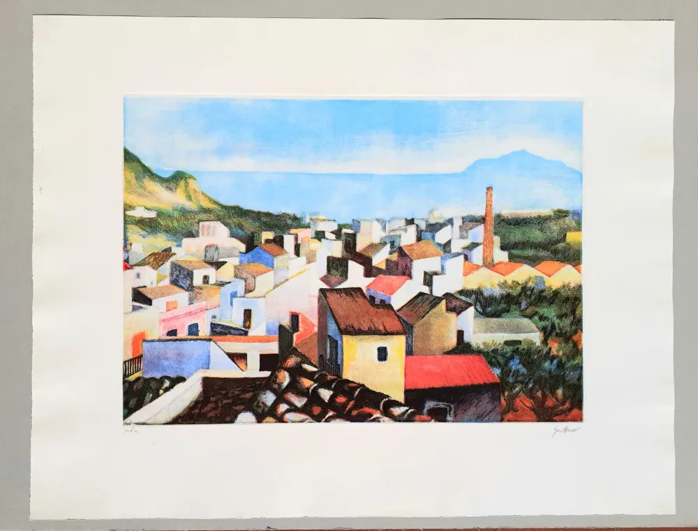 Água-Forte E Água-Tinta Guttuso - Veduta di Bagheria