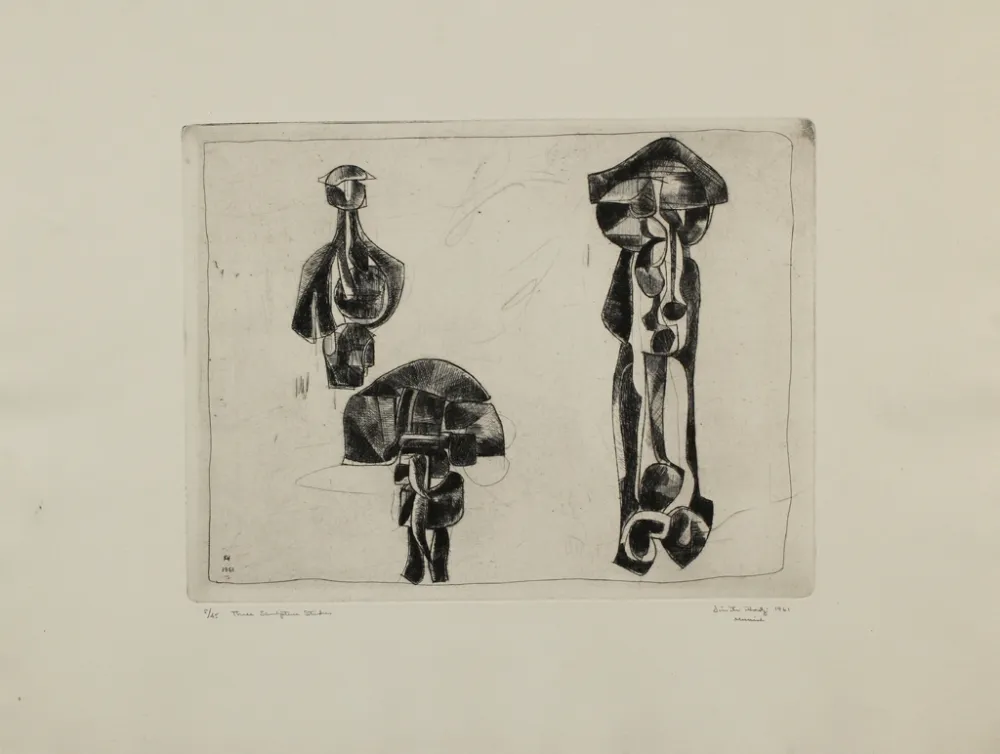 Gravura Hadzi - Three Sculpture Studies