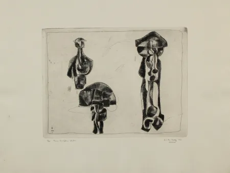 Gravura Hadzi - Three Sculpture Studies
