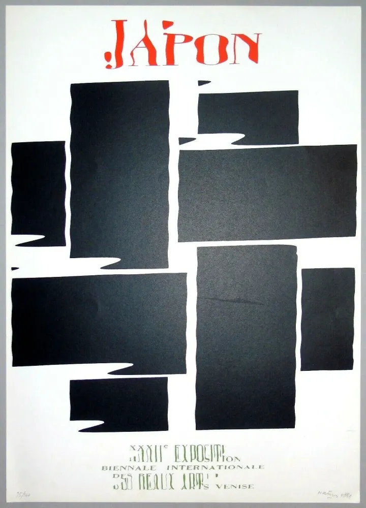 Litografia Hains - Japon