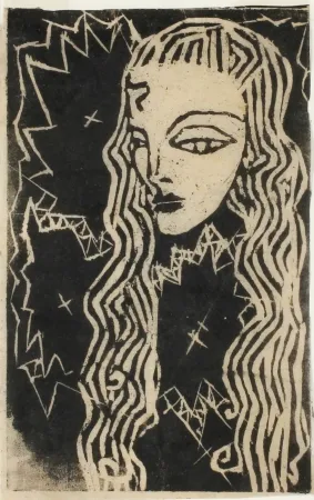 Xilogravura Hamerschlag - Portrait