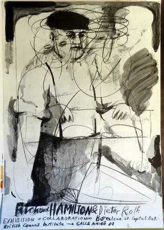 Cartaz Hamilton - Richard Hamilton and Dieter Roth 'Collaborations' 
