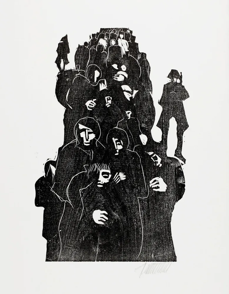 Xilogravura Hammerstiel - Täglich ist Allerseelen (Every Day is All Souls' Day)