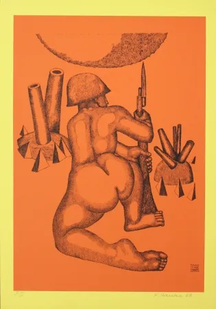 Litografia Hanko - Krieger (Warrior)