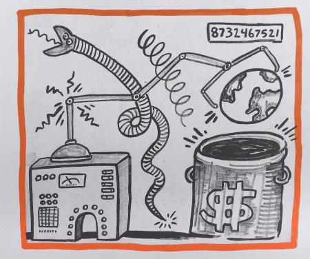 Litografia Haring - Against all Odds, 1990