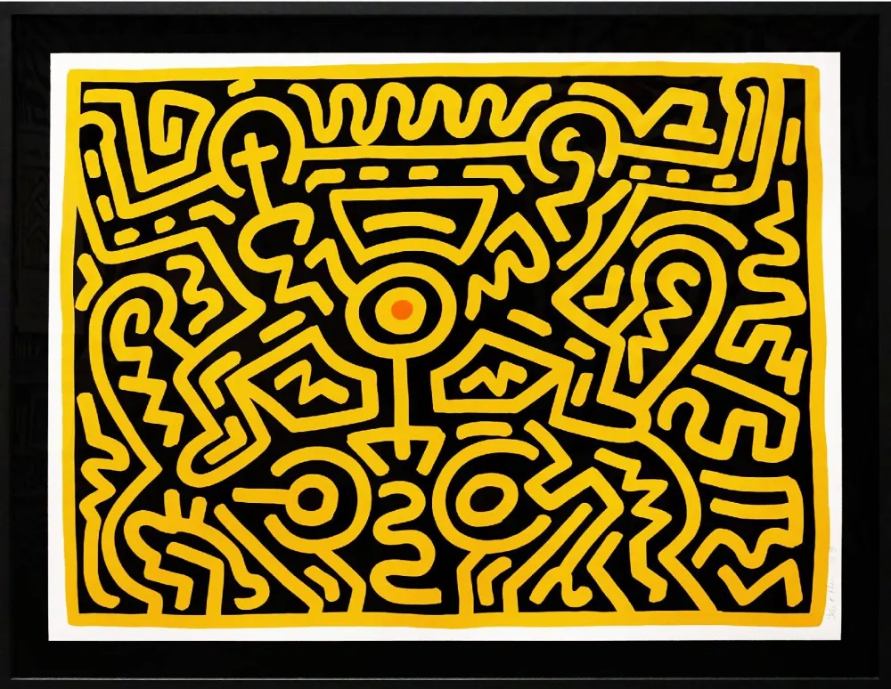 Serigrafia Haring - Growing 4