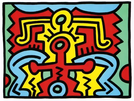 Serigrafia Haring - Growing #5