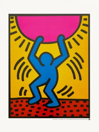 Serigrafia Haring - International Youth Year