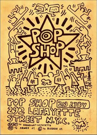 Sem Técnica Haring - Original Illustration for Pop Shop Poster III