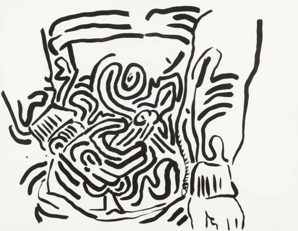 Múltiplo Haring - Plate 2 from Bad Boys