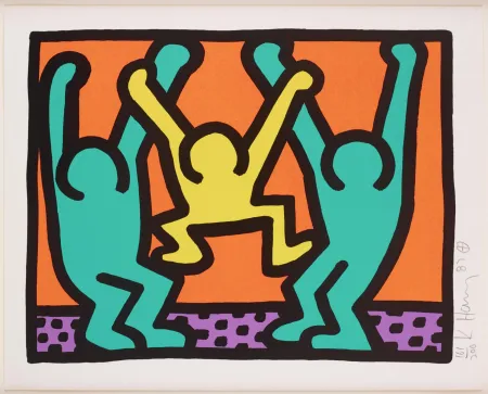 Serigrafia Haring - Pop Shop I (B)