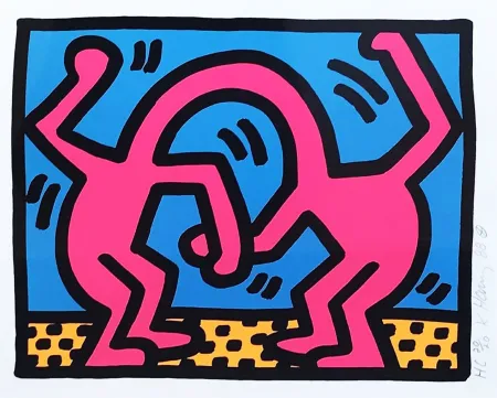 Serigrafia Haring - Pop shop II