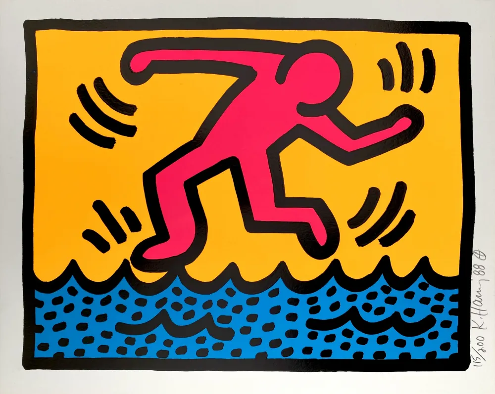 Serigrafia Haring - Pop Shop II, C