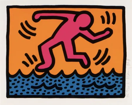 Serigrafia Haring - Pop Shop II (C)