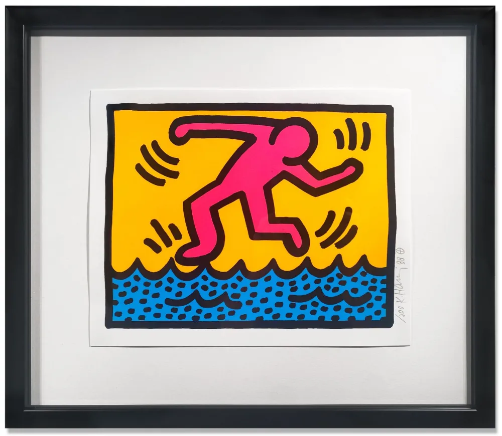 Serigrafia Haring - Pop Shop II (C), 1987