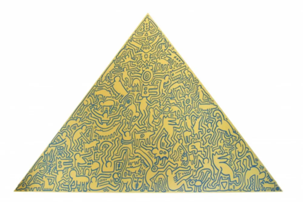 Múltiplo Haring - Pyramid (Yellow)