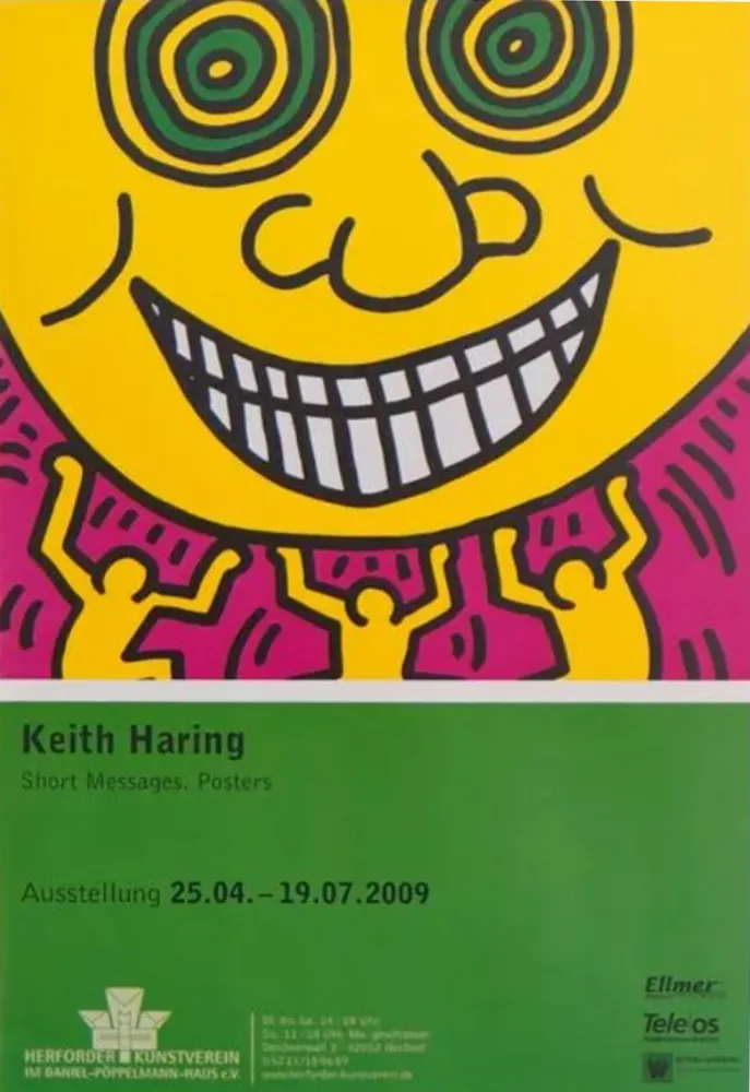 Cartaz Haring - '' Short Messages Posters ''
