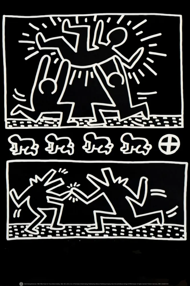 Serigrafia Haring - Tony Shafrazi Poster