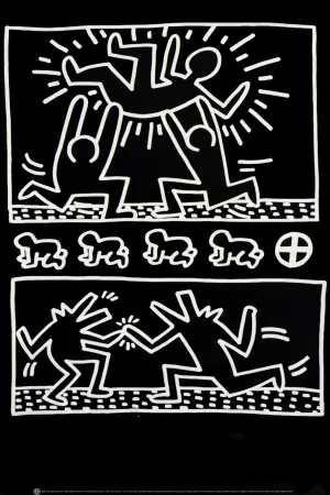 Serigrafia Haring - Tony Shafrazi Poster