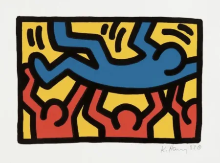 Litografia Haring - Untitled