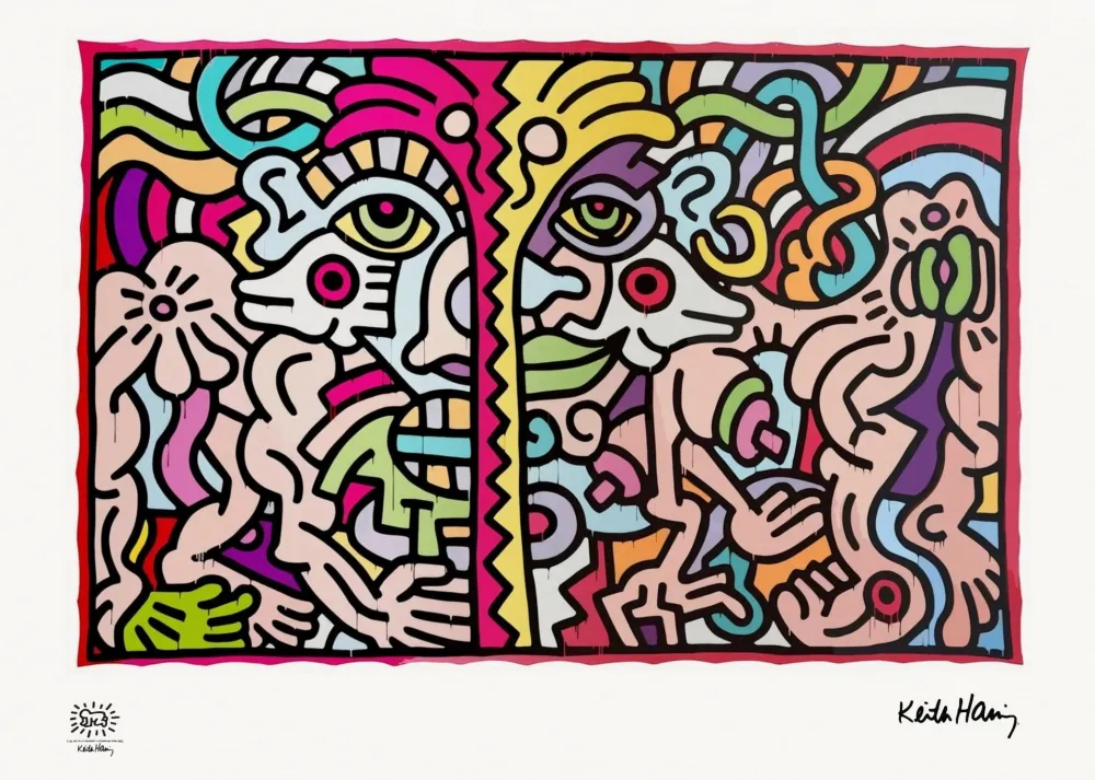 Serigrafia Haring - Untitled (1990)