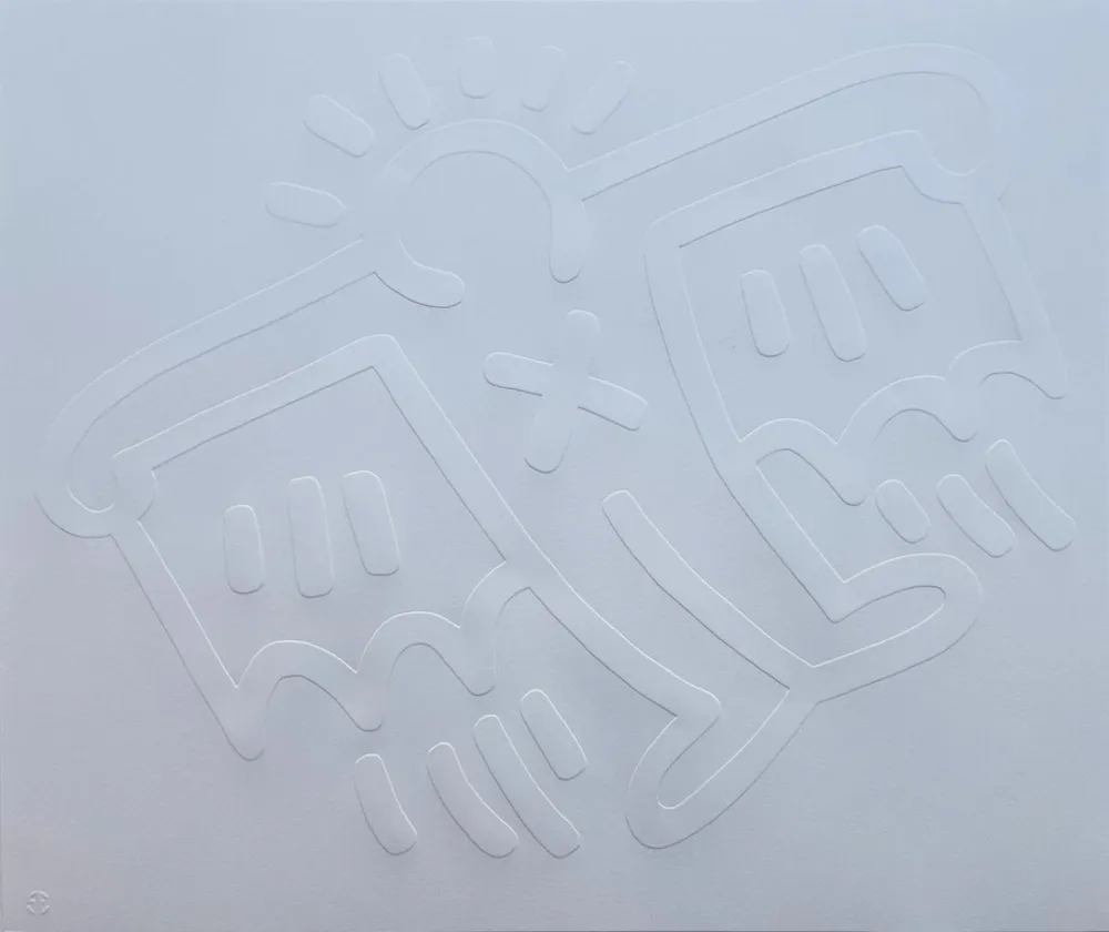 Sem Técnica Haring - White Icons (D) - X-Man