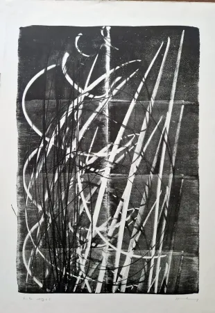 Litografia Hartung - 1973 - L 60