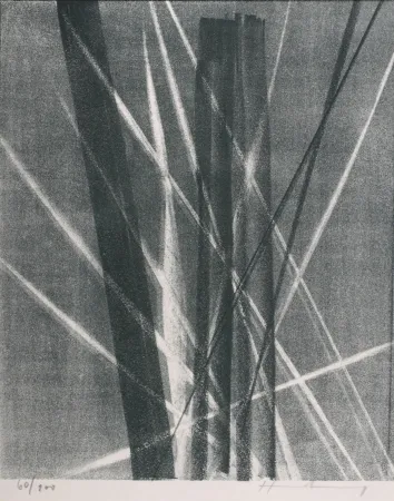 Litografia Hartung - Abstract Composition, 1967 - Hand-signed!