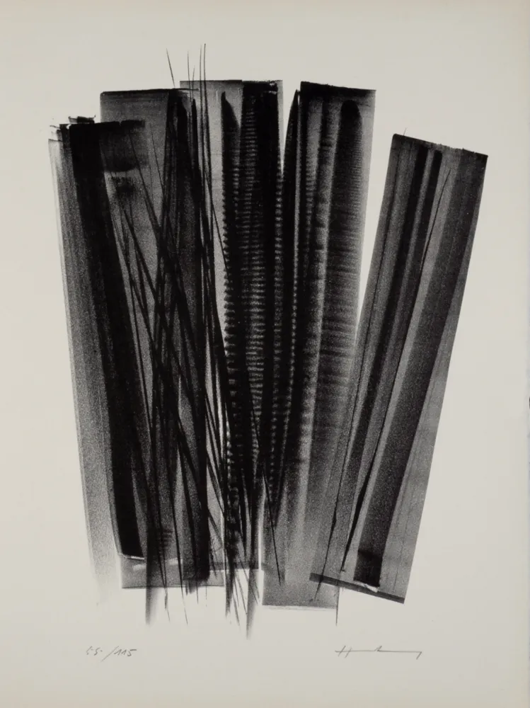 Litografia Hartung - Campagne de schiste (L 162), 1978 - Hand-signed