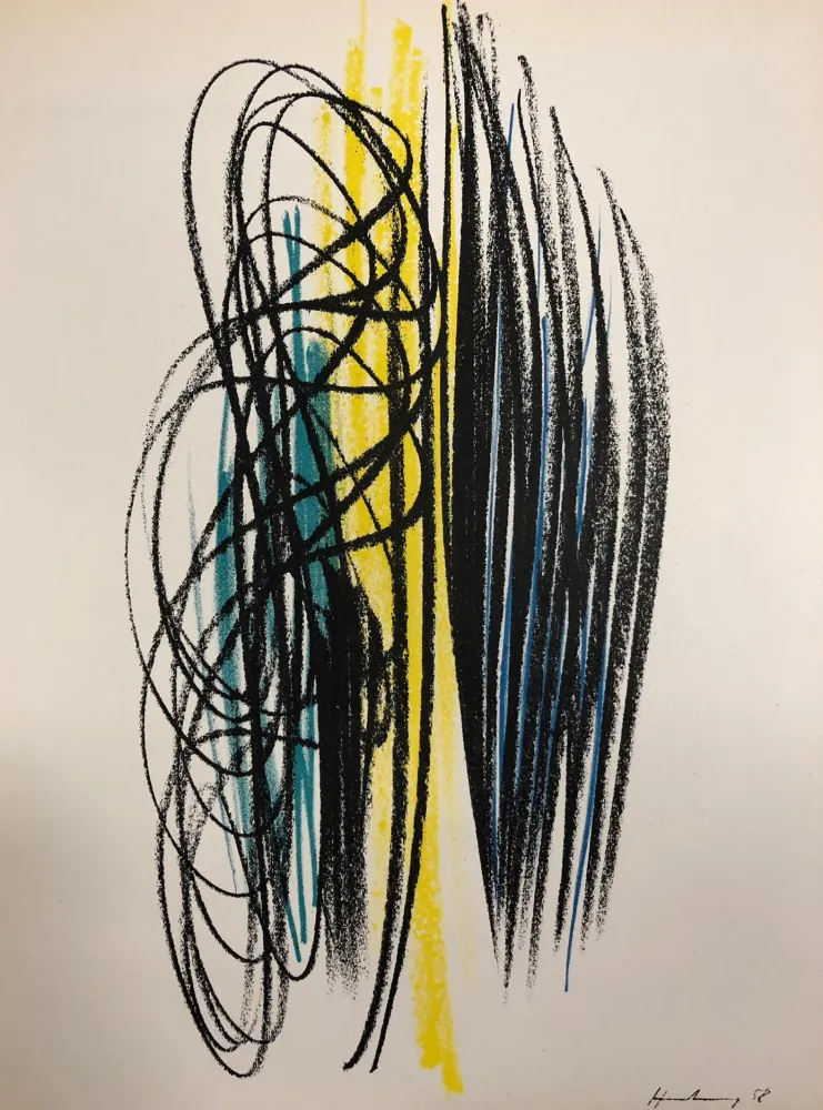 Litografia Hartung - Composition,