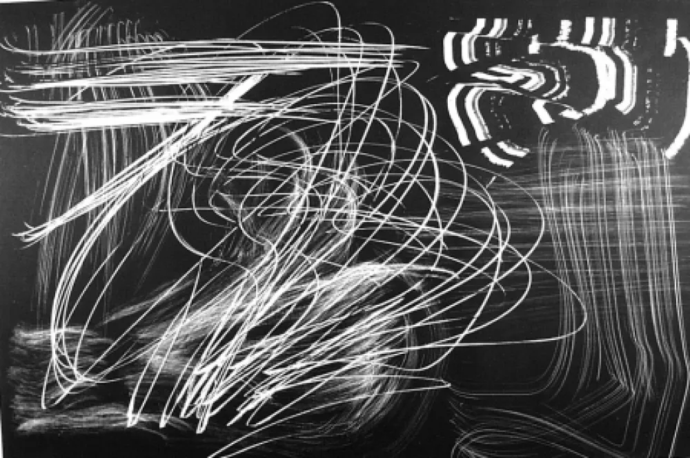 Litografia Hartung - Composition