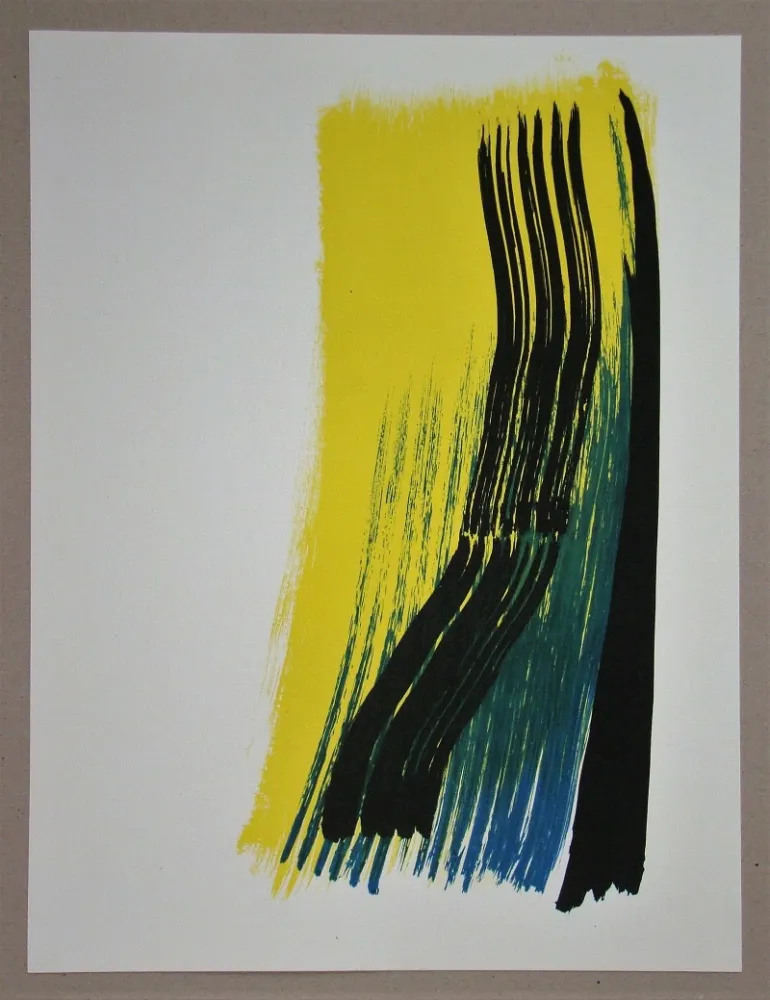 Litografia Hartung - Composition