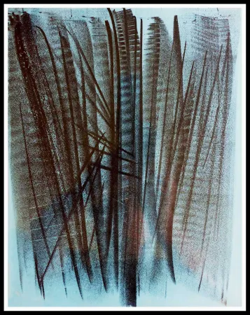 Litografia Hartung - COMPOSITION ABSTRAITE