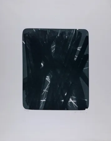 Litografia Hartung - Composition L34 - Hand-signed