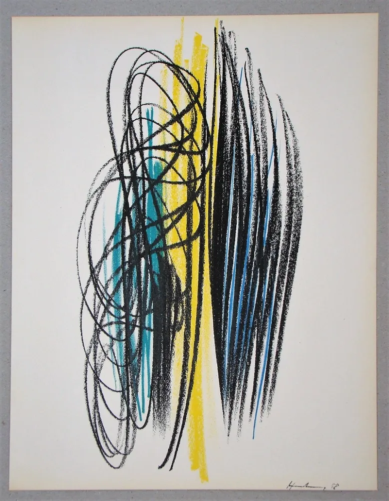 Litografia Hartung - Composition pour XXe Siècle
