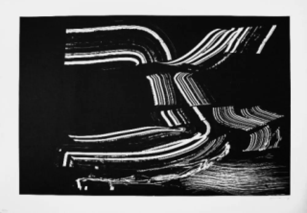 Litografia Hartung - Farandole 14