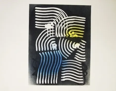 Litografia Hartung - Farandole 18