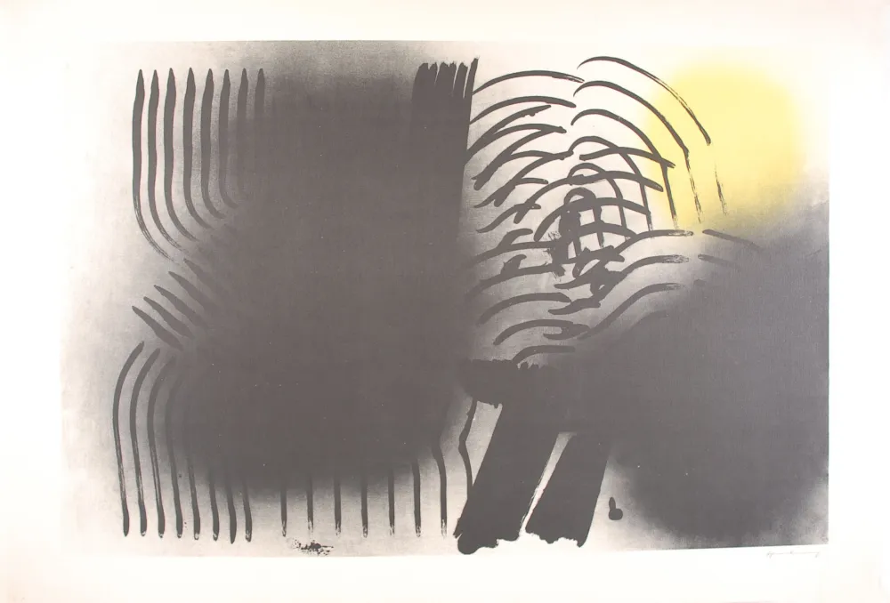 Litografia Hartung - FARANDOLE : L 1970-2