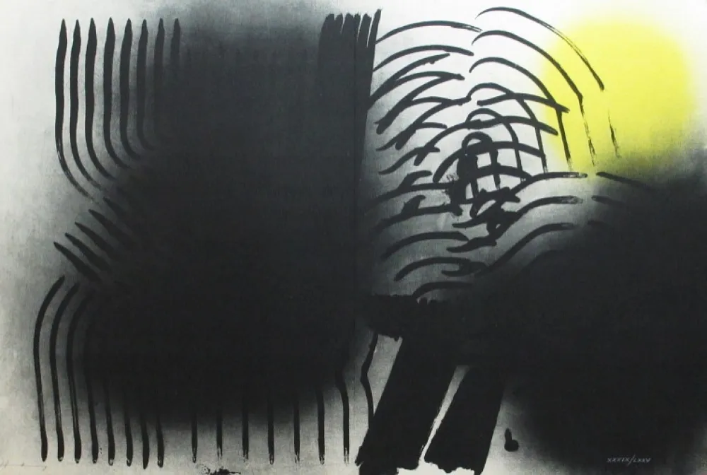 Litografia Hartung - Farandole n°6