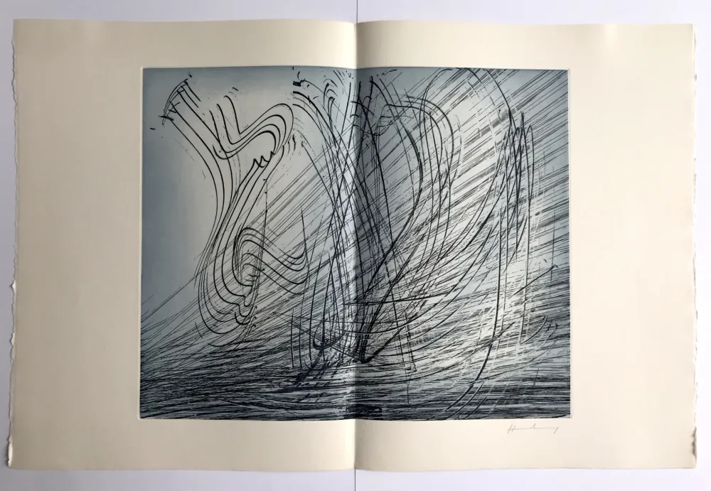 Água-Forte Hartung - GM 1973-10 / Élégie des Alizés pl. II