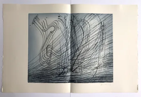 Água-Forte Hartung - GM 1973-10 / Élégie des Alizés pl. II