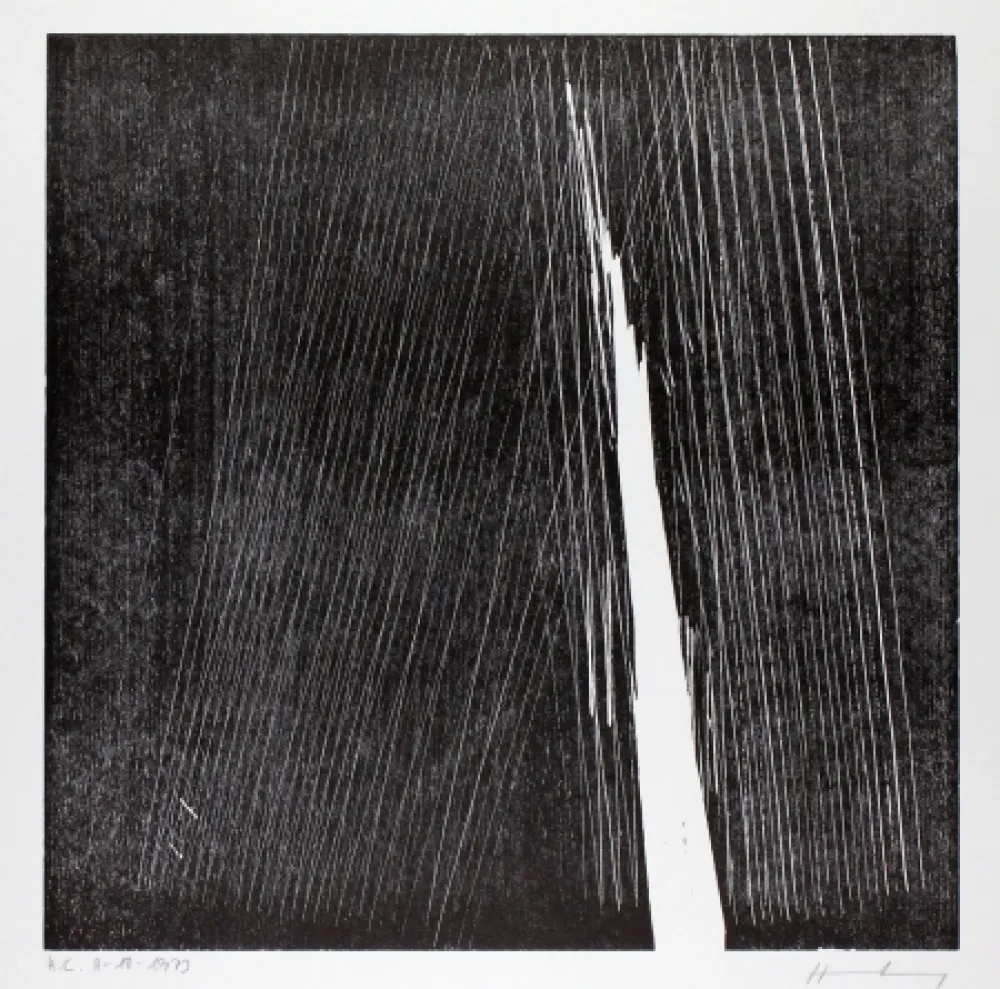 Xilogravura Hartung - H-18-1973