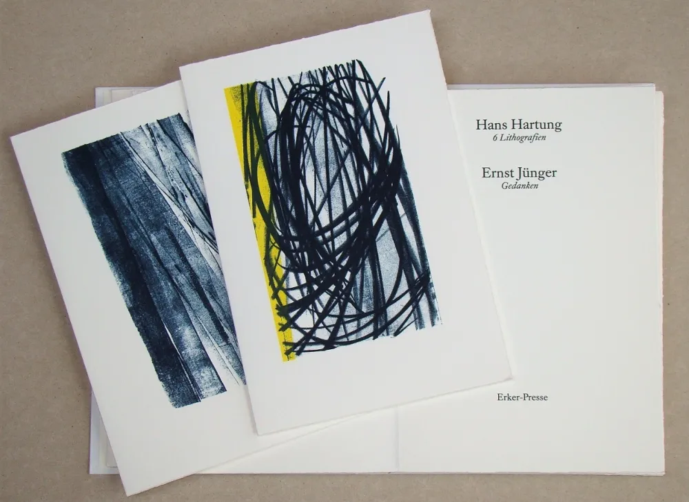 Livro Ilustrado Hartung - Hans Hartung 6 Lithografien & Ernst Jünger Gedanken
