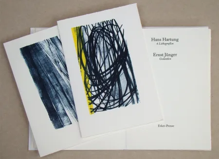 Livro Ilustrado Hartung - Hans Hartung 6 Lithografien & Ernst Jünger Gedanken