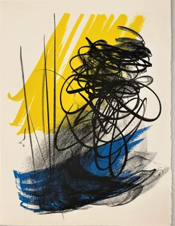 Litografia Hartung - Hommage à San Lazzaro