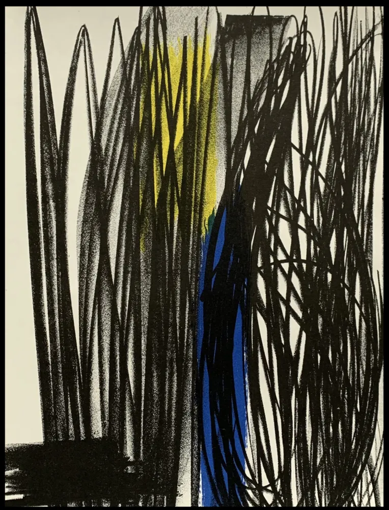 Litografia Hartung - Influence