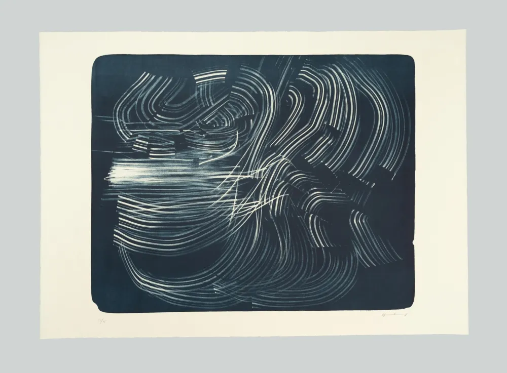 Litografia Hartung - L-10-1973